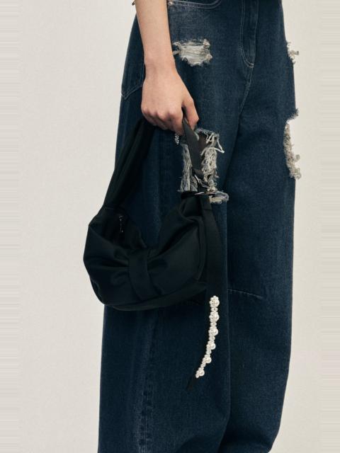 Simone Rocha Beaded Mini Sling Bow Bag