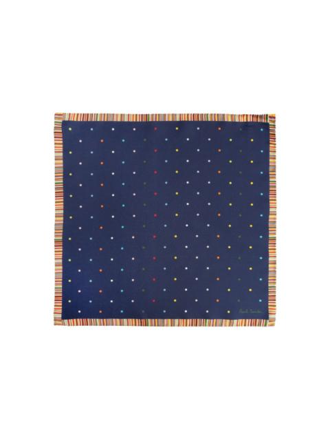 Paul Smith polka-dot silk pocket square