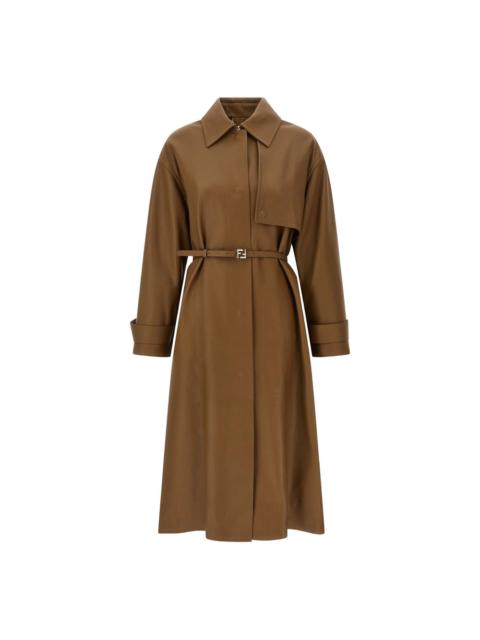 FENDI Fendi Brown Coats Women