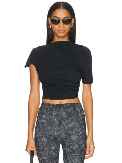 JADE CROPPER Open Back T-Shirt