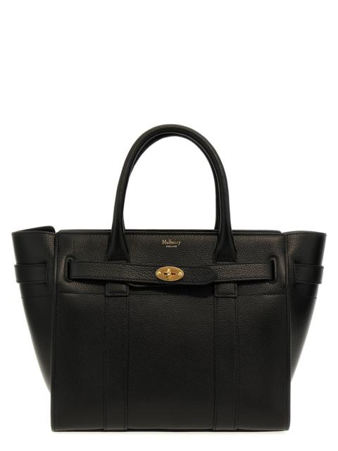 Mulberry Small Zipped Bayswater Tote Bag Black