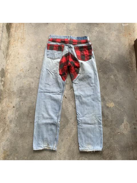 Levi's Vintage 90s Levis 501 Distressed Patchwork Denim Pant