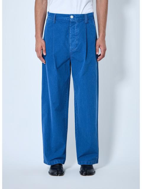 Marni Marni Men Pleated Wide-Leg Trousers