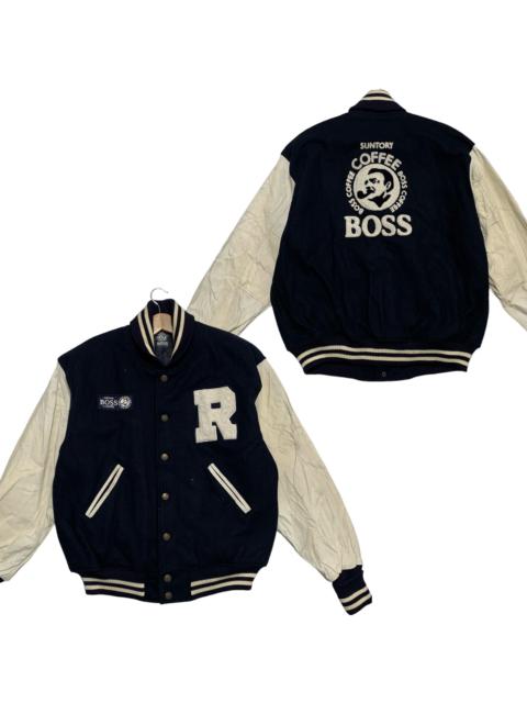 Other Designers Japanese Brand - Vintage Suntory Boss Coffee Varsity Jacket