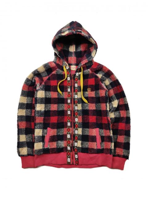 Other Designers Body Glove - Floral Zipper Fleece Sweater Hoodie Jacket