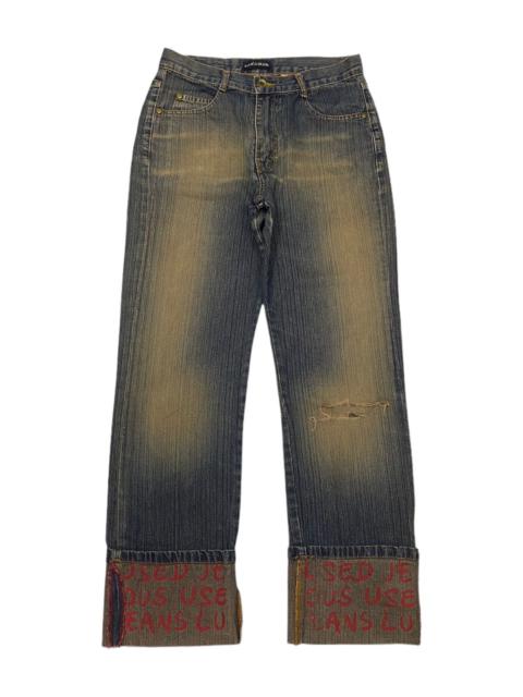 Hysteric Glamour RUSTY USED JEANS II MFG INSPIRE DISTRESSED DENIM JEANS