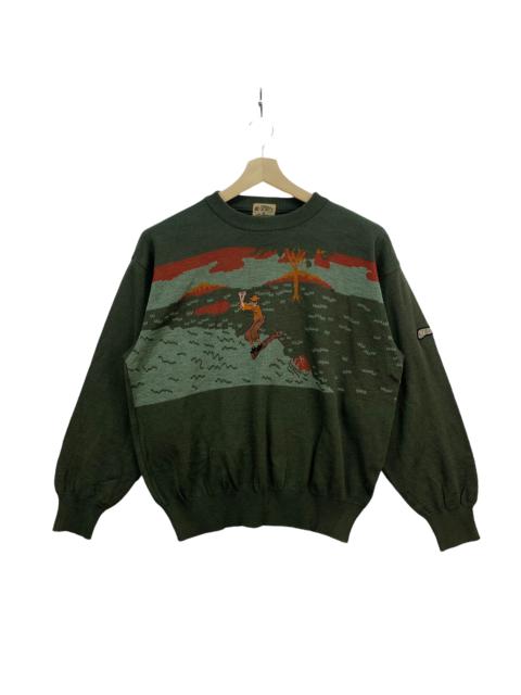Other Designers Vintage - Vintage Embroidery Overprint Sweatshirts Japan #3826-133