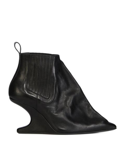 Rick Owens Rick Owens Women Ankle Taco Leather Boots