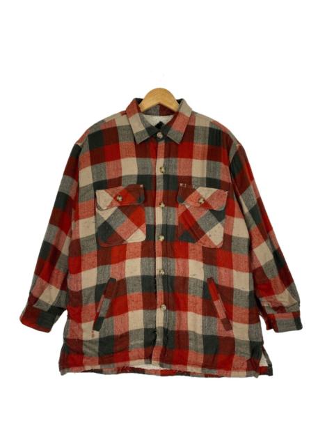 Other Designers Japanese Brand - Vintage Uniqlo Nova Check Sherpa Lining Jacket