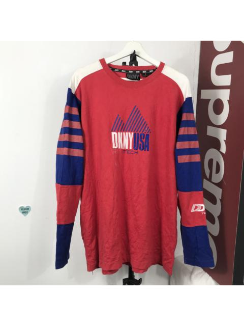 Other Designers 💥Vintage 90s DKNY Jeans colourblock Long Sleeve Shirt