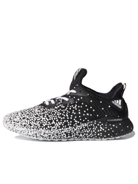 adidas (WMNS) adidas Alphabounce 1 'Black White Speckle' DA9974