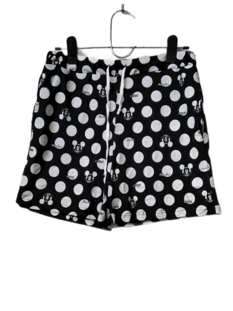Other Designers Disney × Mickey Mouse - Disney Mickey Polka Dot Full Print Fleece Short
