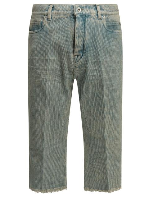 Rick Owens Rick Owens Bolan Denim Shorts Light Blue