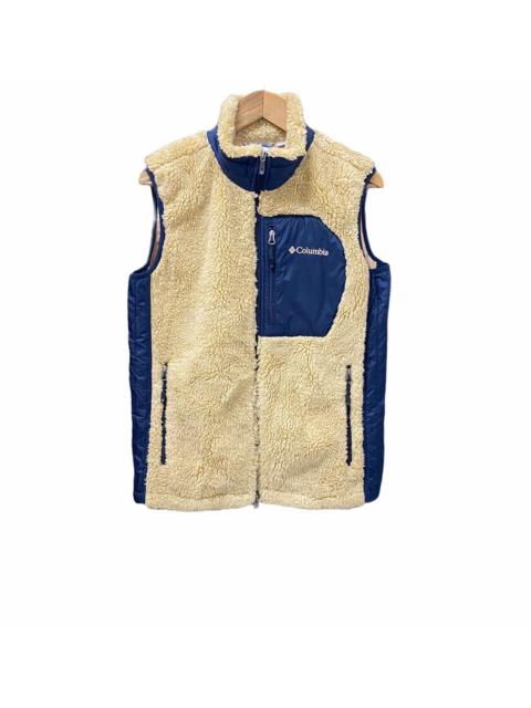 RARE🔥COLUMBIA DEEP PILE RETRO X FLEECE VEST JACKET