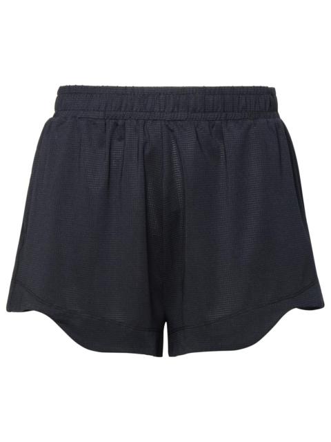 Ganni 'Active' Shorts In Black Recycled Polyester Blend Women