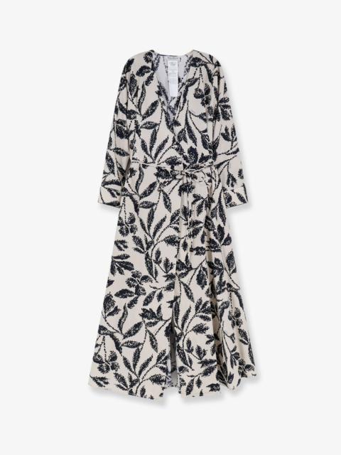 Max Mara Max Mara Mxmcamino Printed Cotton Dress
