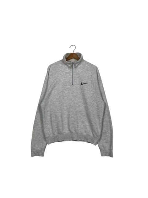 Nike 90s NIKE Small Logo Half Zip Turtleneck Sweatshirt #1689-C75