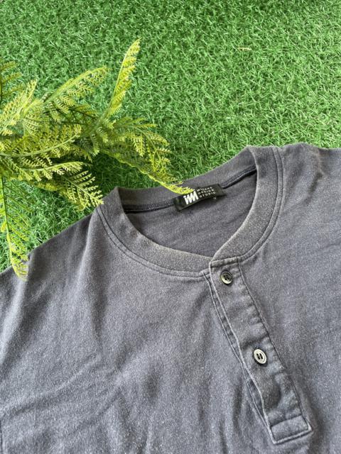 Other Designers Issey Miyake - 💥iSSEY MIYAKE💥 Design Studio Half Button Plain Tee Japan 🇯🇵