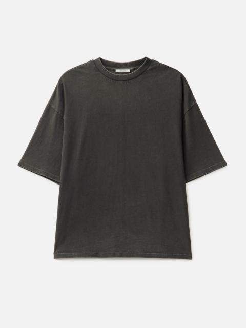 entire studios HEAVY BOXY TEE  WASHED BLACK
