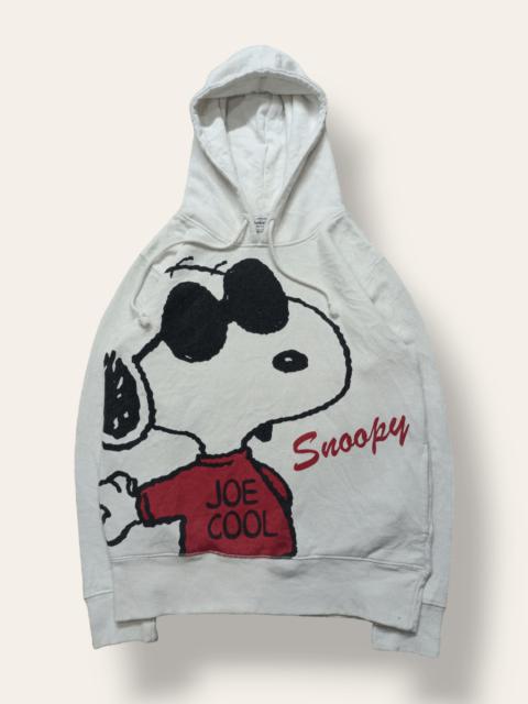 Other Designers Peanuts - PEANUT Snoopy Joe Cool Big Graphic Pullover Hoodie