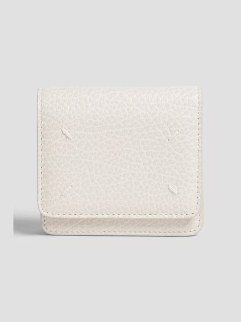 Maison Margiela Pebbled-leather wallet