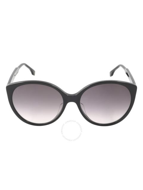 FENDI Fendi Gradient Smoke Cat Eye Ladies Sunglasses FE40029U 01B 59