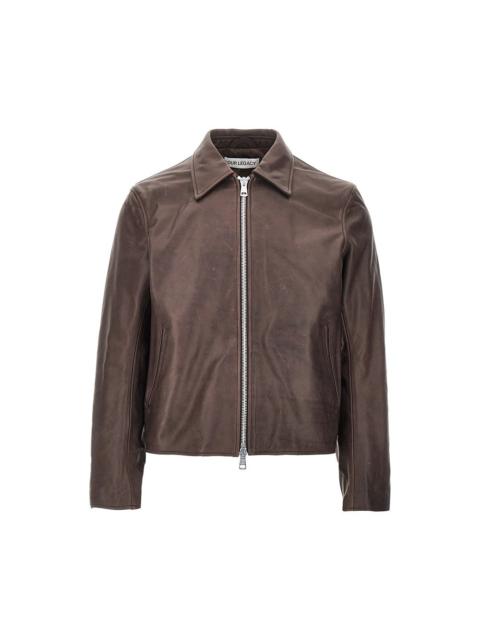 Our Legacy Our Legacy Men Waxed Leather Jacket