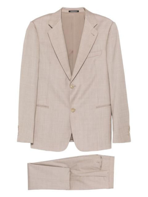 EMPORIO ARMANI Wool Single-Breasted Suit