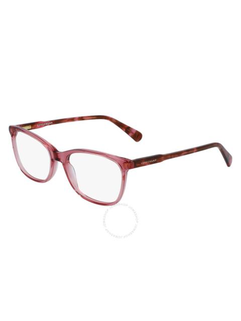 Longchamp Longchamp Demo Rectangular Ladies Eyeglasses LO2708 610 53