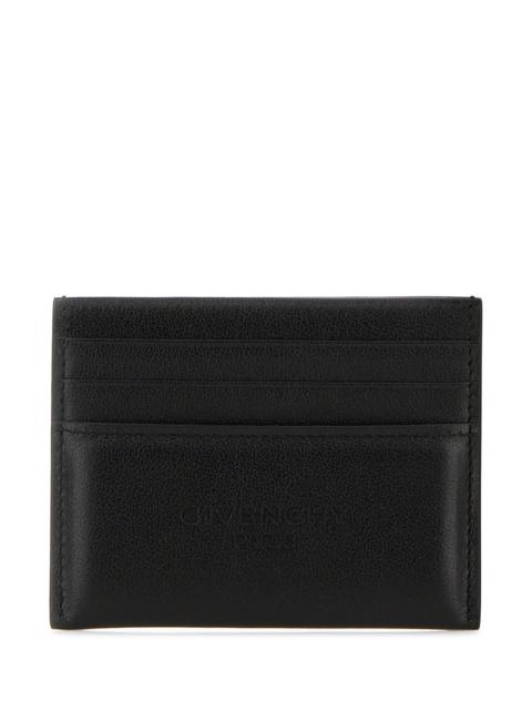 Givenchy Black leather card holder