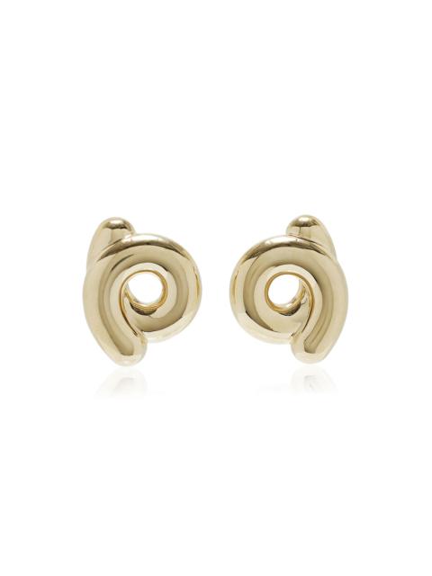 BEA BONGIASCA Large Tarallo 9K Yellow Gold Earrings gold