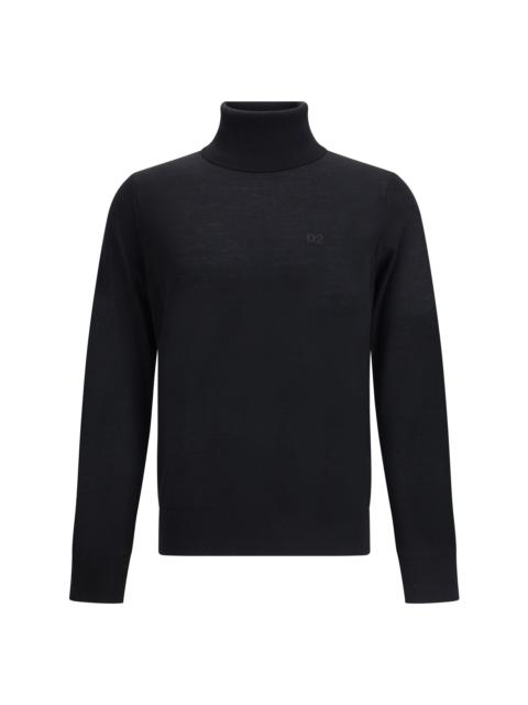 Dsquared2 Men Virgin Wool Turtleneck Sweater