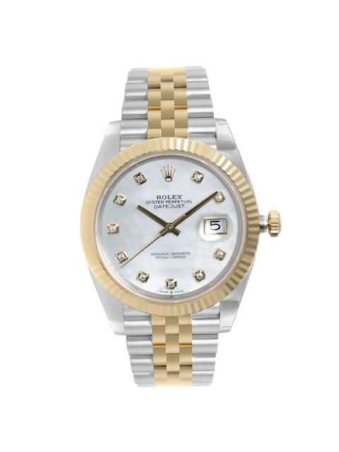 Pre-owned Rolex Datejust Automatic Chronometer Diamond Men's Watch 126333 MDJ