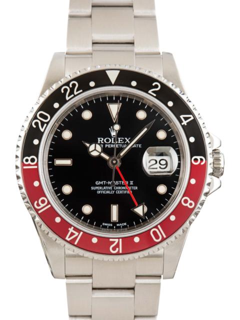 ROLEX 182182 Men's Rolex GMT Master II Ref 16710 Coke