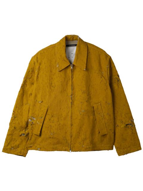 Song for the Mute SONG FOR THE MUTE DESTROYED PLEATED ZIP UP JACKET