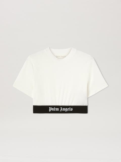 Palm Angels Iconic Tape Crop T - shirts