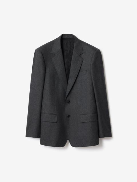 Burberry Wool Flannel Tailored Jacket