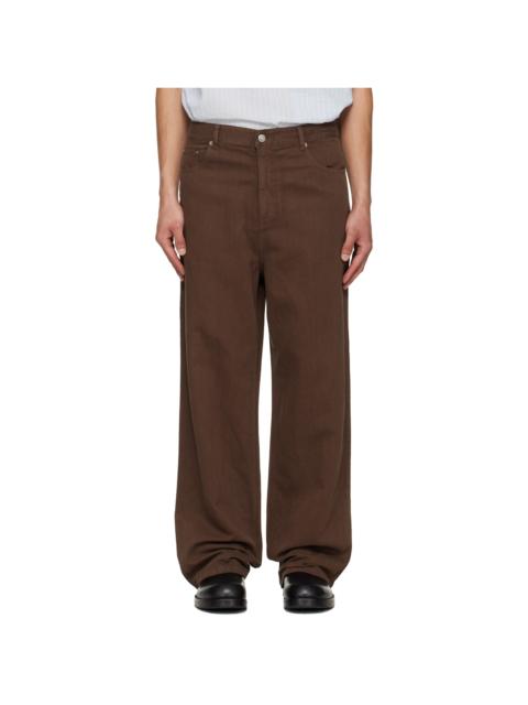 LE17SEPTEMBRE Brown Straight Jeans
