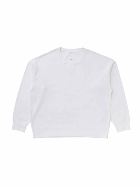 visvim ULTIMATE JUMBO SB SWEAT L/S WHITE