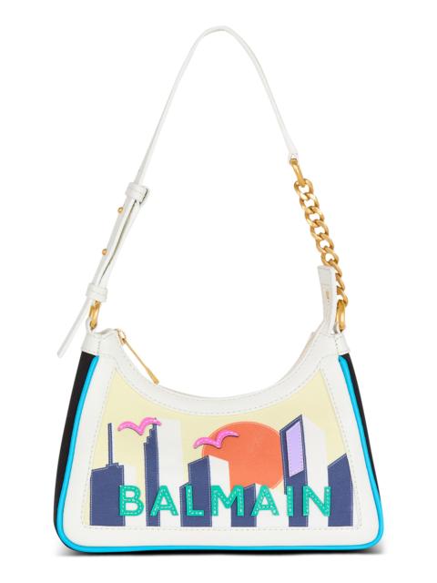 Balmain Balmain B-Army Postcard Canvas & Leather Shoulder Bag in Aaa Multi at Nordstrom