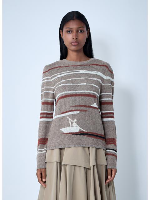 Bottega Veneta Bottega Veneta Women Linen-And-Cotton Sweater