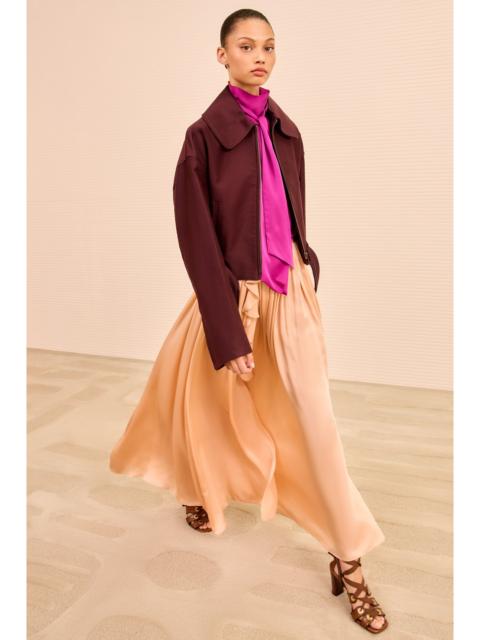 ULLA JOHNSON Signal Cropped Belted Jacket