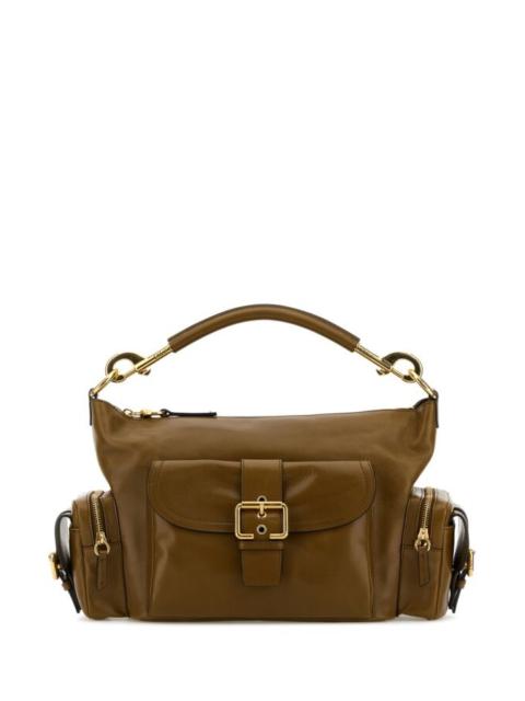 ハンドバッグ CHLOE KHAKI LEATHER CAMERA BAG HANDBAG Chloé シャイニーレザー製カメラバッグ のカーキ | Chloé JP