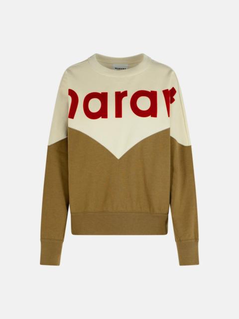 'KHAKI HOUSTON' DARK COTTON BLEND SWEATSHIRT