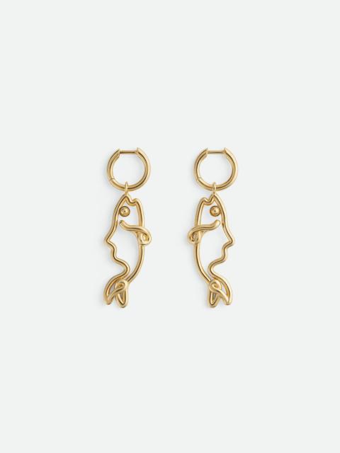 Bottega Veneta Fish Earrings