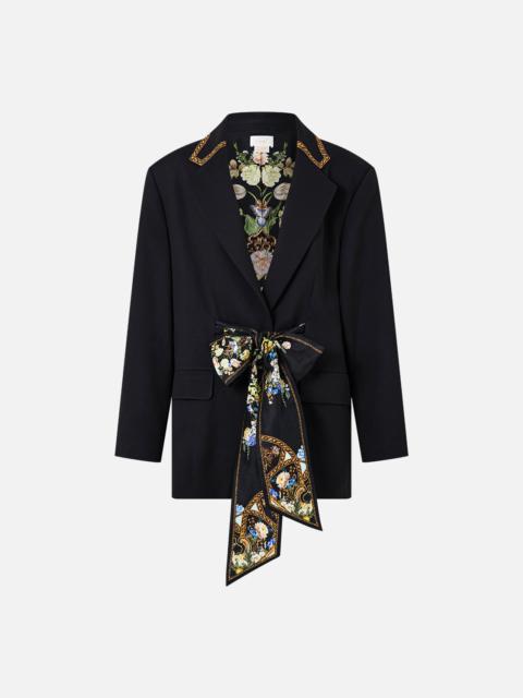 CAMILLA BOYFRIEND JACKET WITH BOW DETAIL