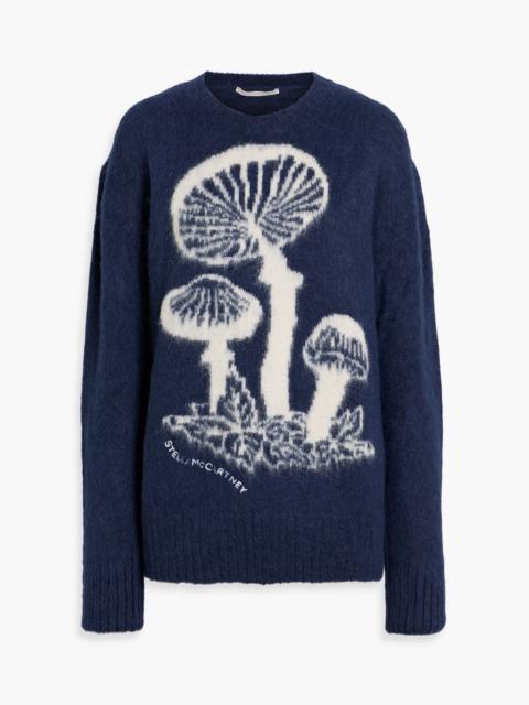 Stella McCartney Jacquard-knit alpaca-blend sweater