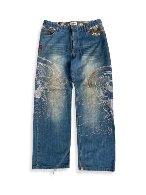 Other Designers If Six Was Nine - Karakuri Tamashi 🔥 Distressed Oni Demon Embroidered Tatoo