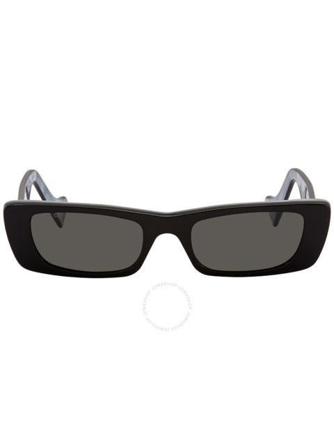 Open Box - Gucci Grey Rectangular Ladies Sunglasses GG0516S 001 52