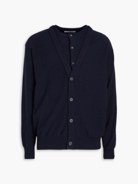 Other Designers Layered wool-blend cardigan